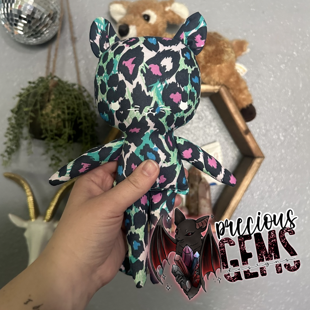 Peacock leopard cat doll preorder