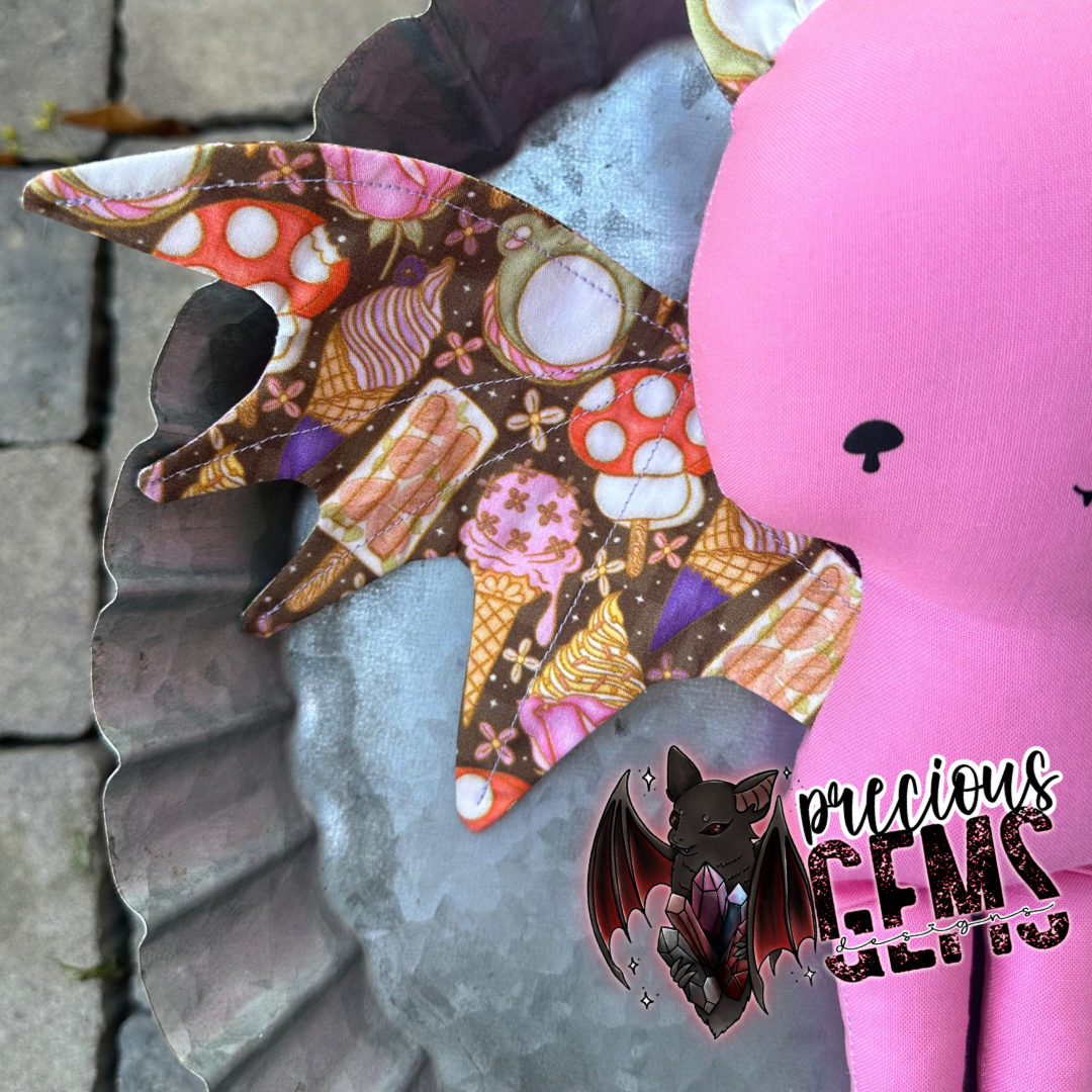 Cottagecore popsicle bat doll preorder