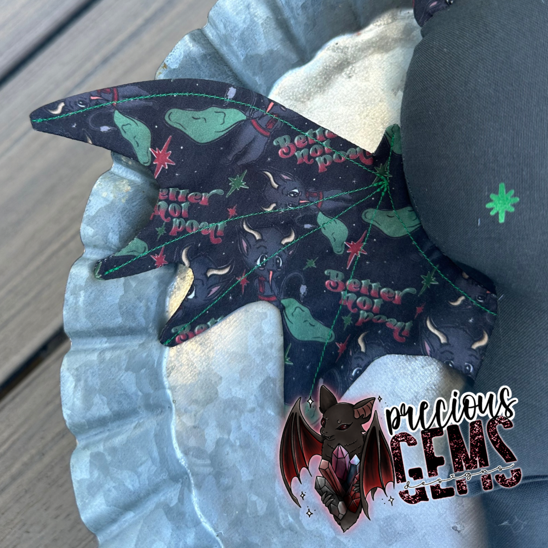 Better not pout Krampus bat doll preorder