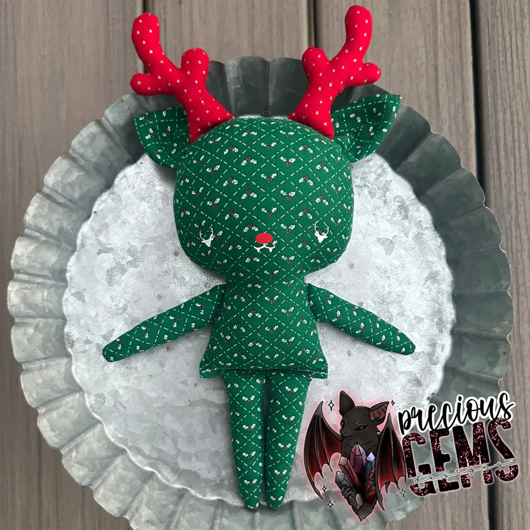 Vintage reindeer doll preorder