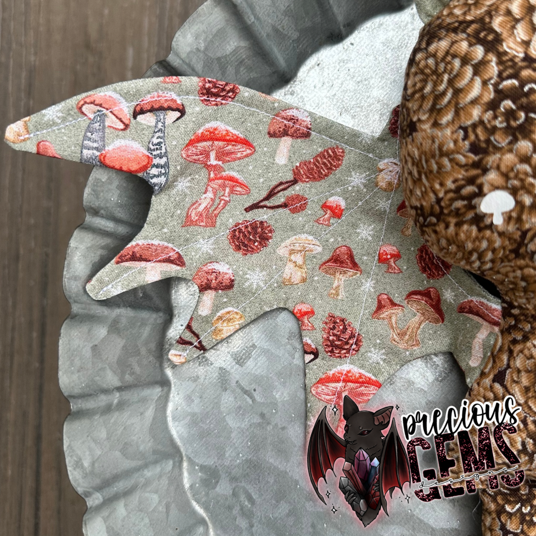 Yule mushroom bat doll RTS