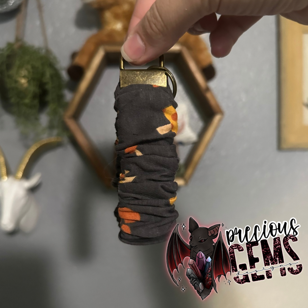 Mushroom Scrunchie Keychain