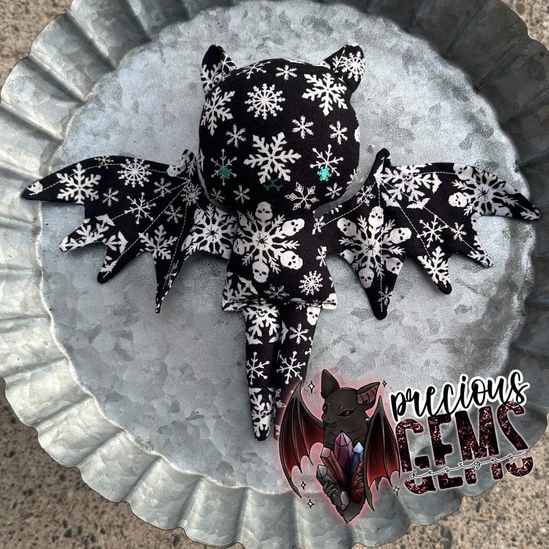 Skull flake bat doll RTS