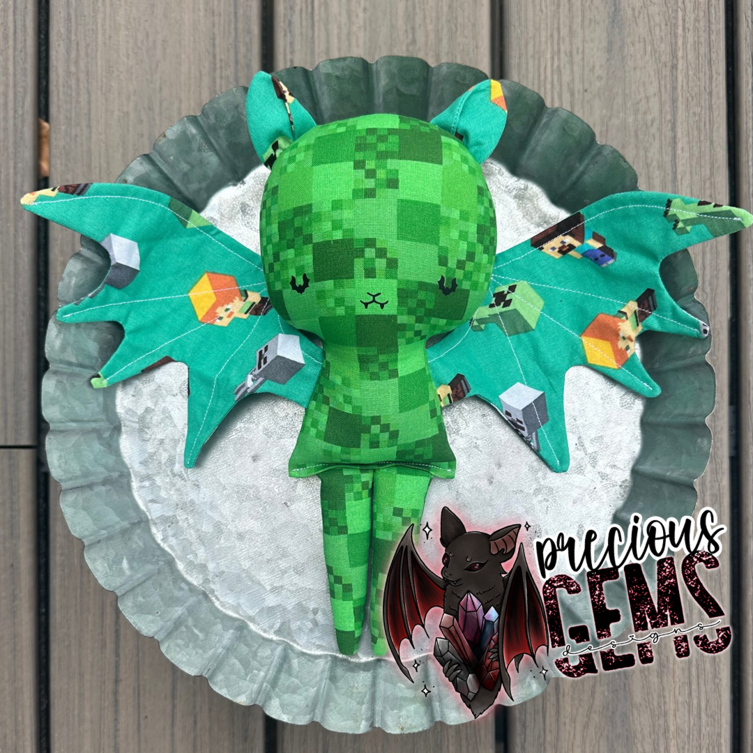 Block man bat doll RTS