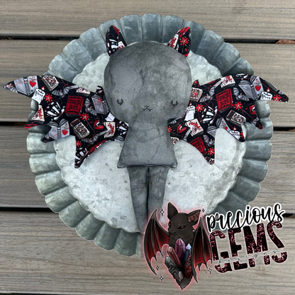 Spooky books bat doll preorder