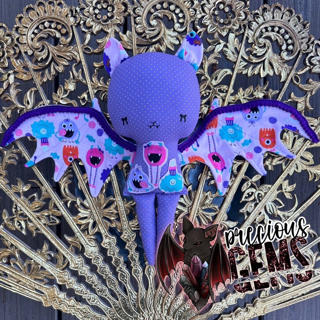 Monster OOAK bat doll RTS