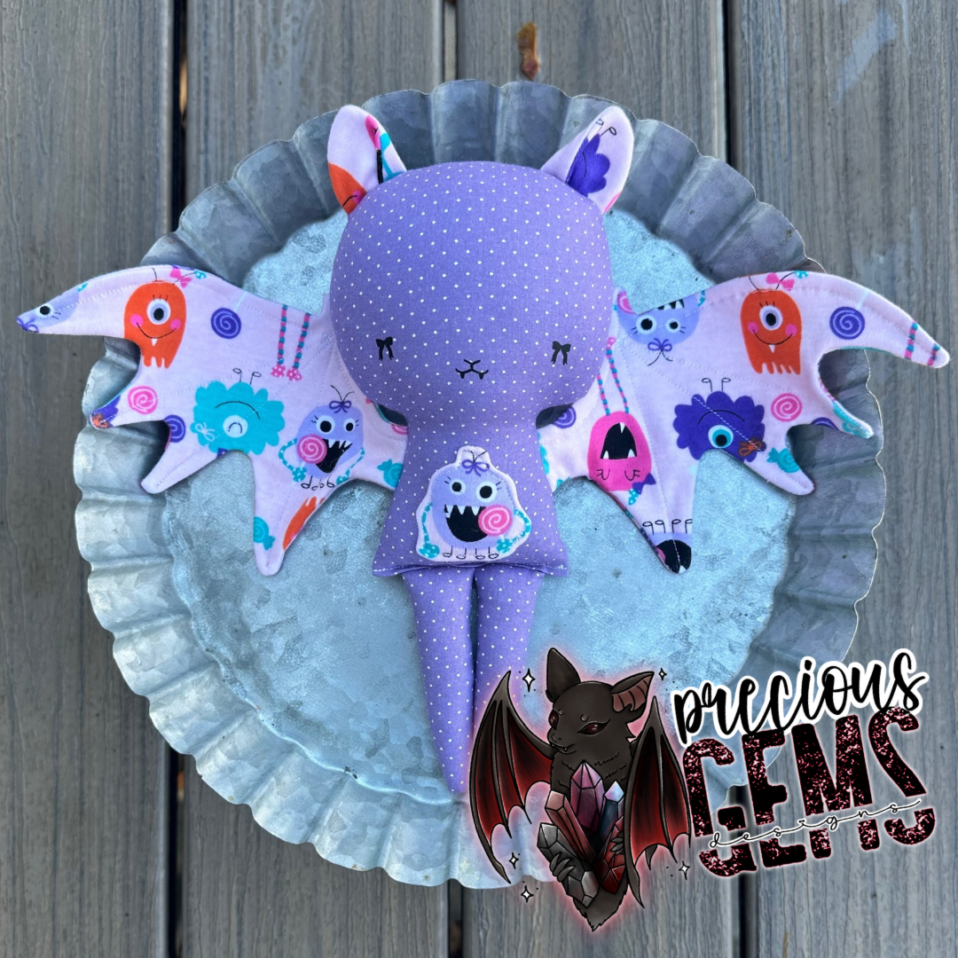 Monster OOAK bat doll RTS