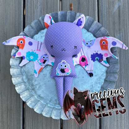 Monster OOAK bat doll RTS