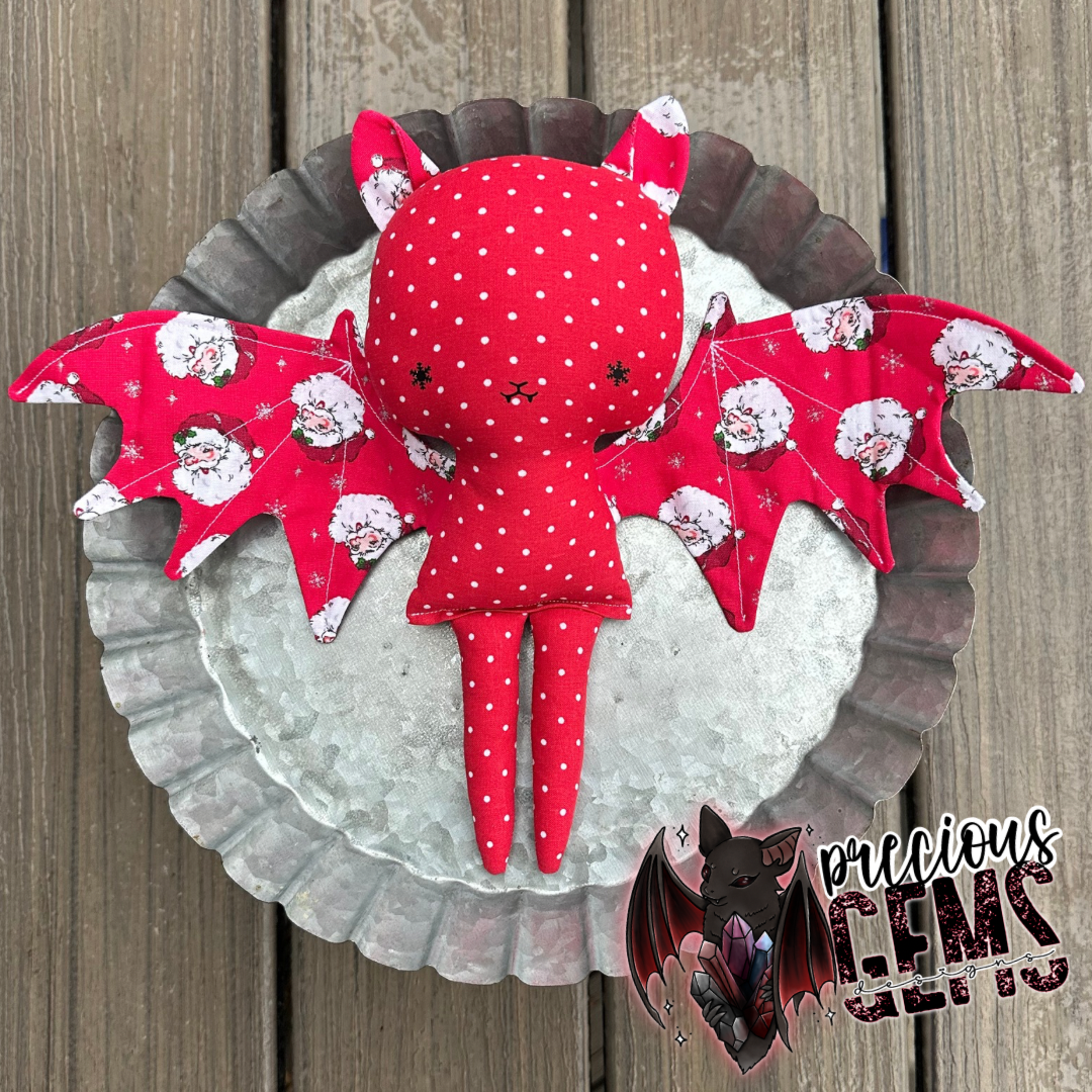 Santa bat doll preorder