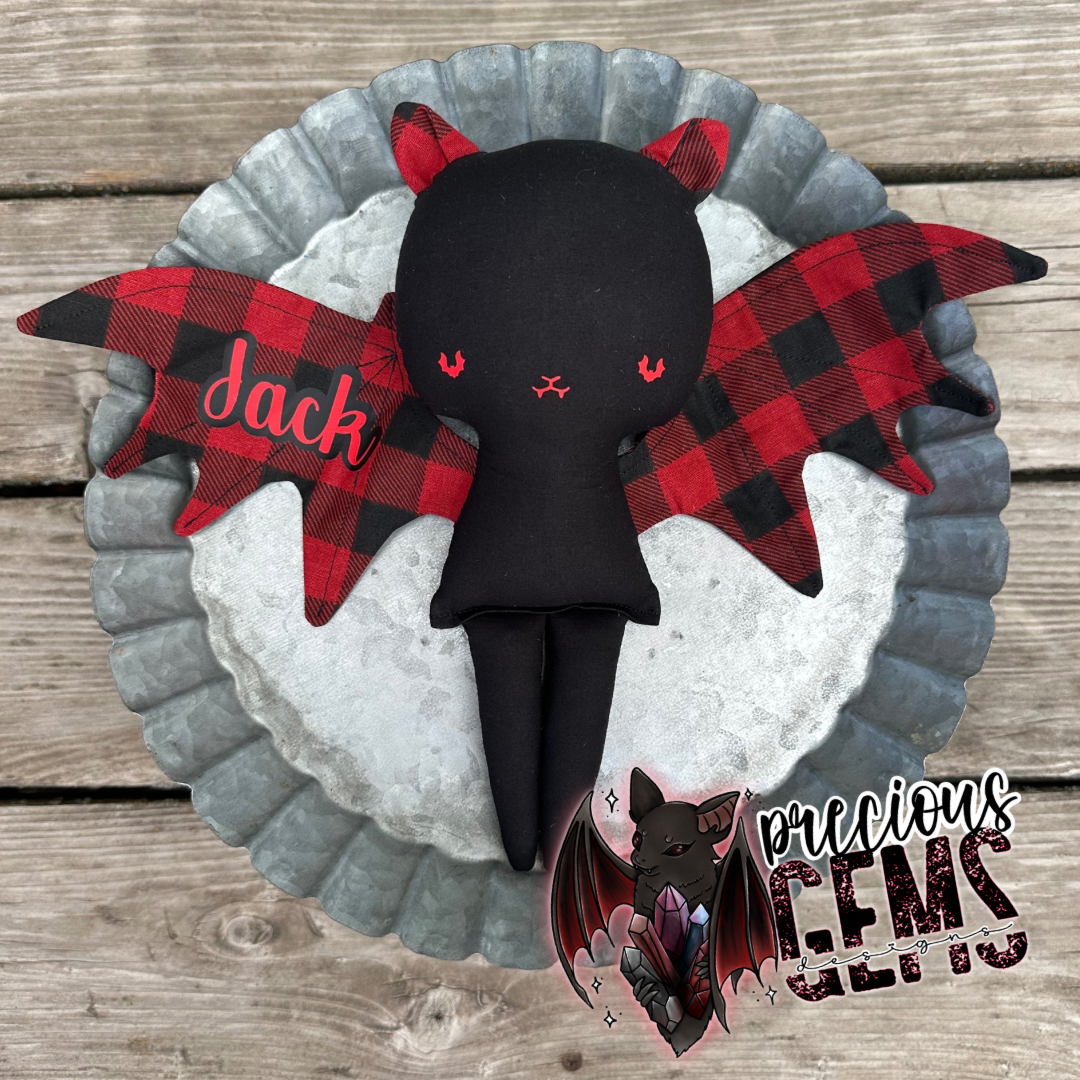 Holiday name bat doll preorder