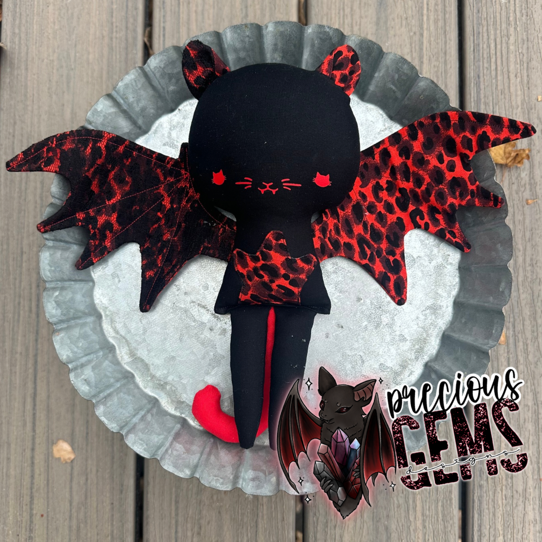 Poppy cat bat doll RTS