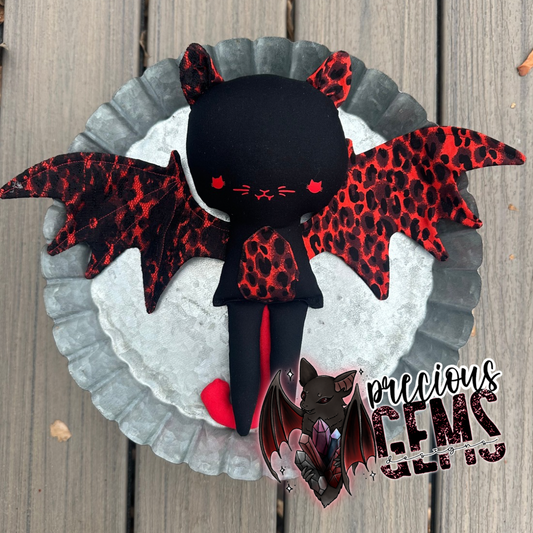 Ruby cat bat doll RTS