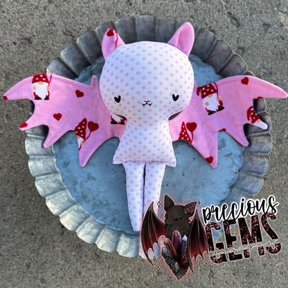 Valentine’s gnome bat doll RTS