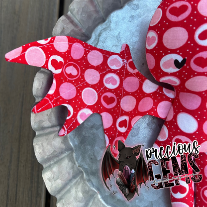 Circle hearts bat doll RTS