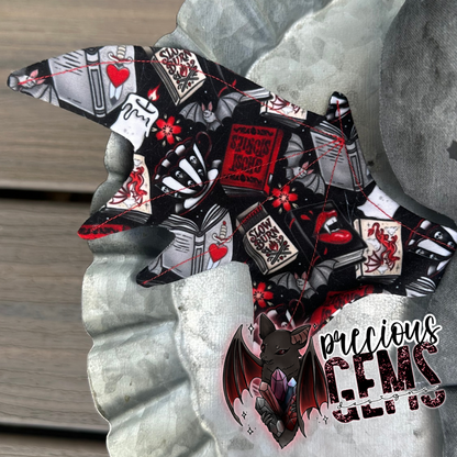 Spooky books bat doll preorder