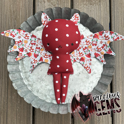 Christmas gnomes bat doll preorder