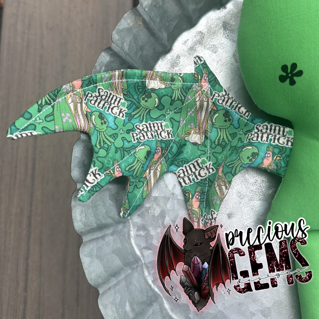 Saint Patrick bat doll RTS