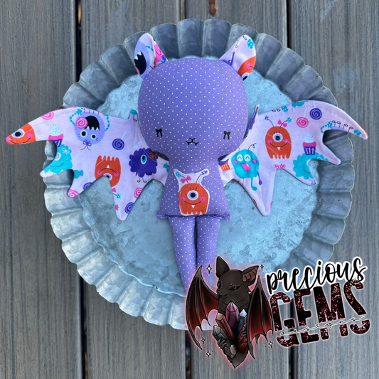 Monster OOAK bat doll RTS