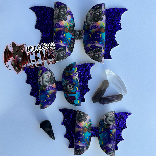 New Moon Racoon and Friends bat bow