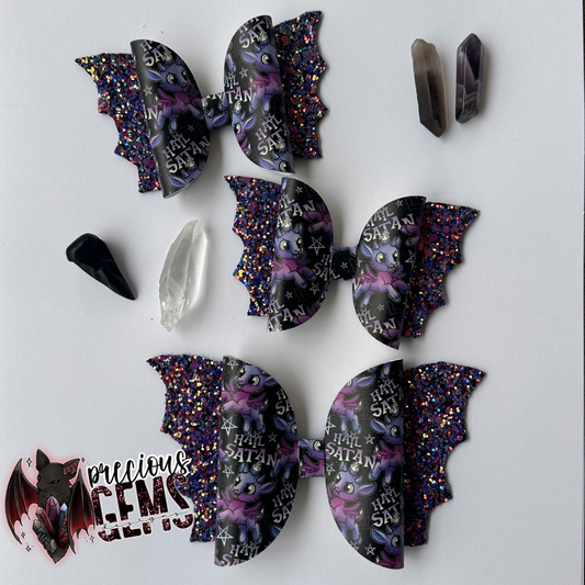 Hail Satan Baphy bat bow