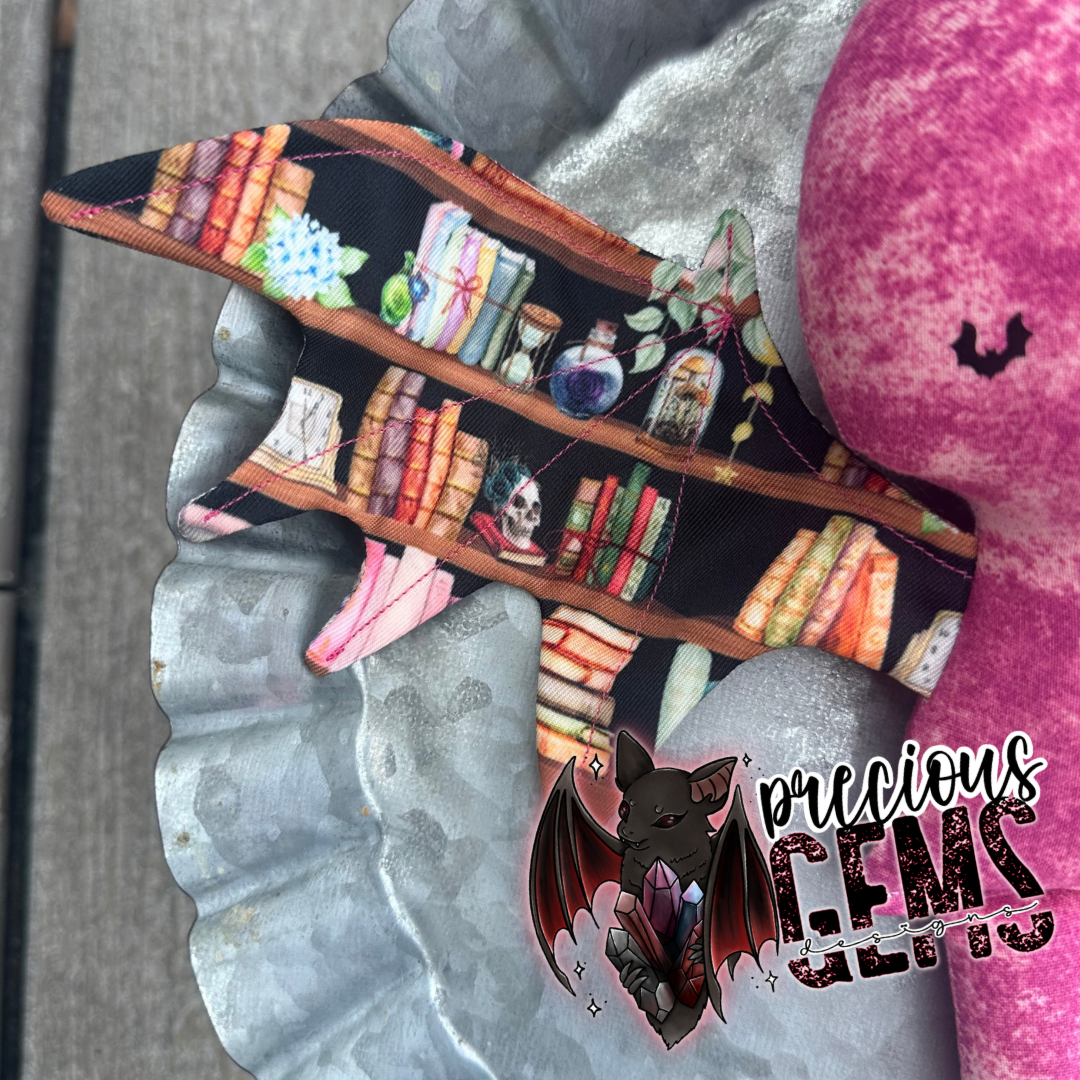 Pink bookshelves bat doll RTS