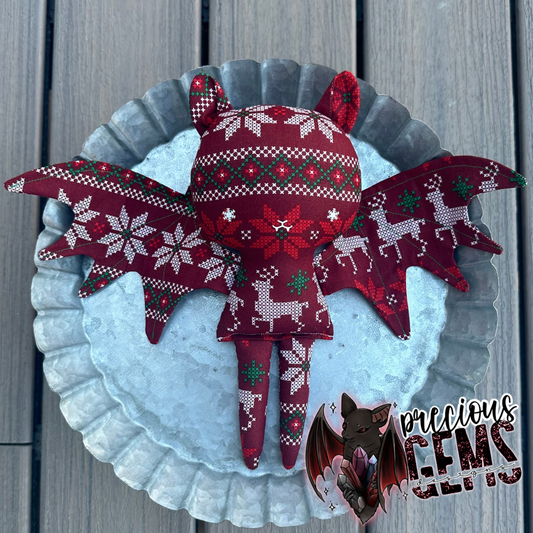Christmas sweater bat doll preorder