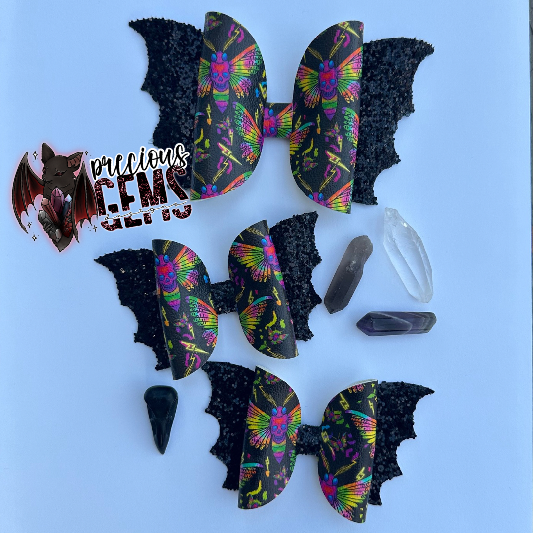 Rainbow moth bat bow