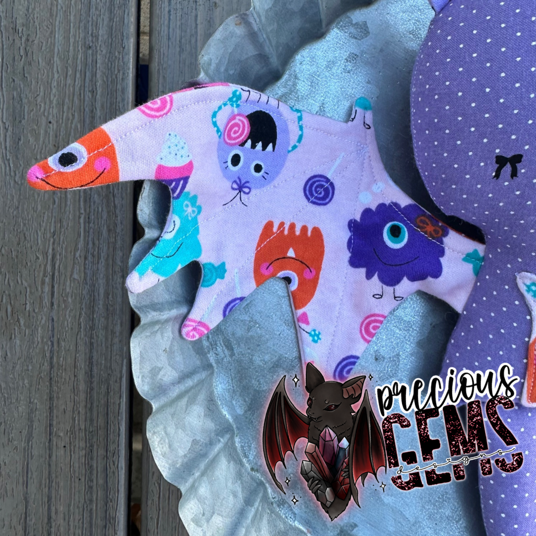 Monster OOAK bat doll RTS