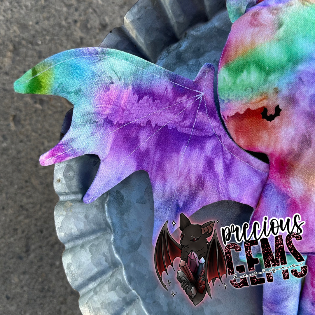 Watercolor bat doll RTS